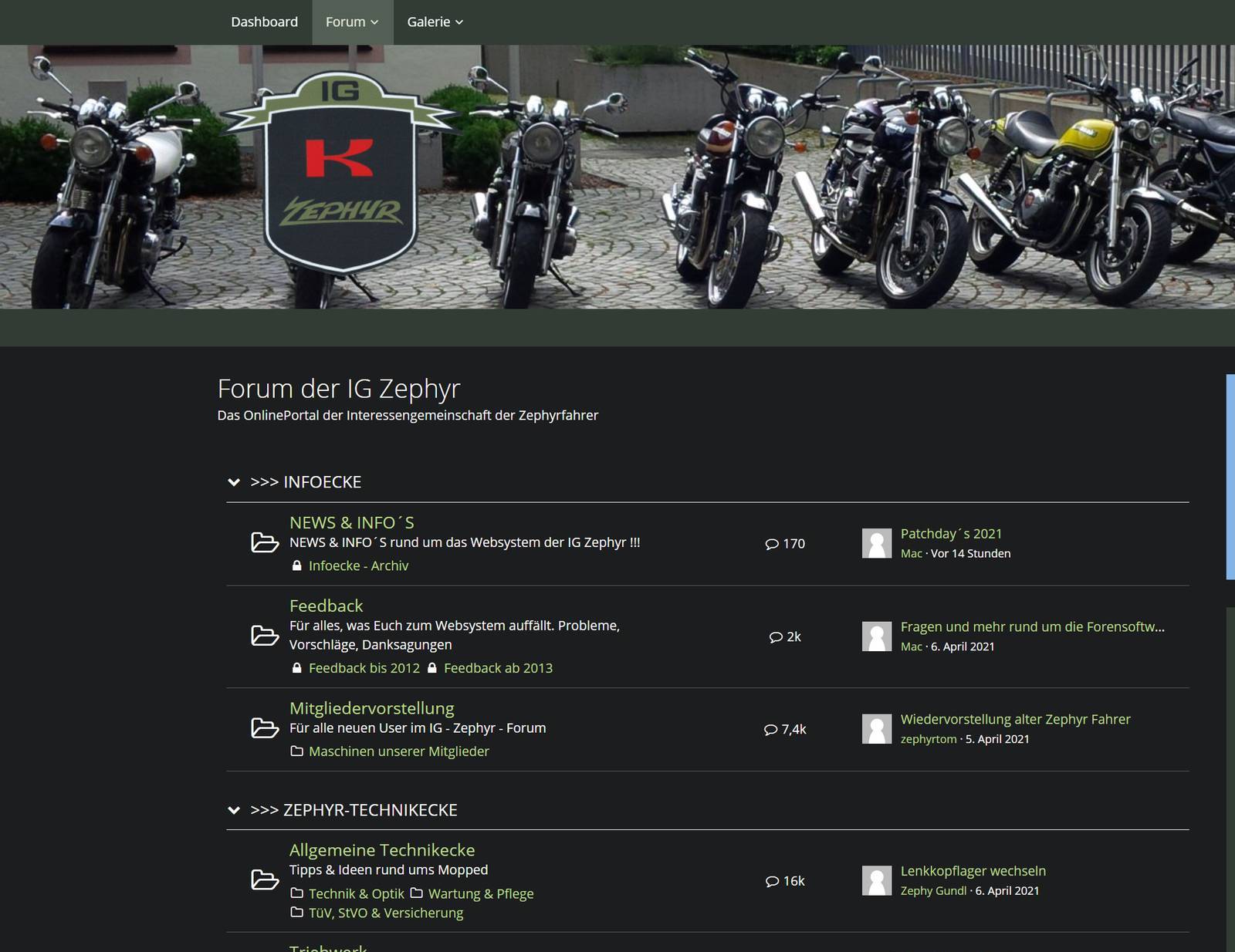 IG Zephyr - 550, 750, 1100 - Forensoftware WBB5 - Aktualisiert am 15.04.2021