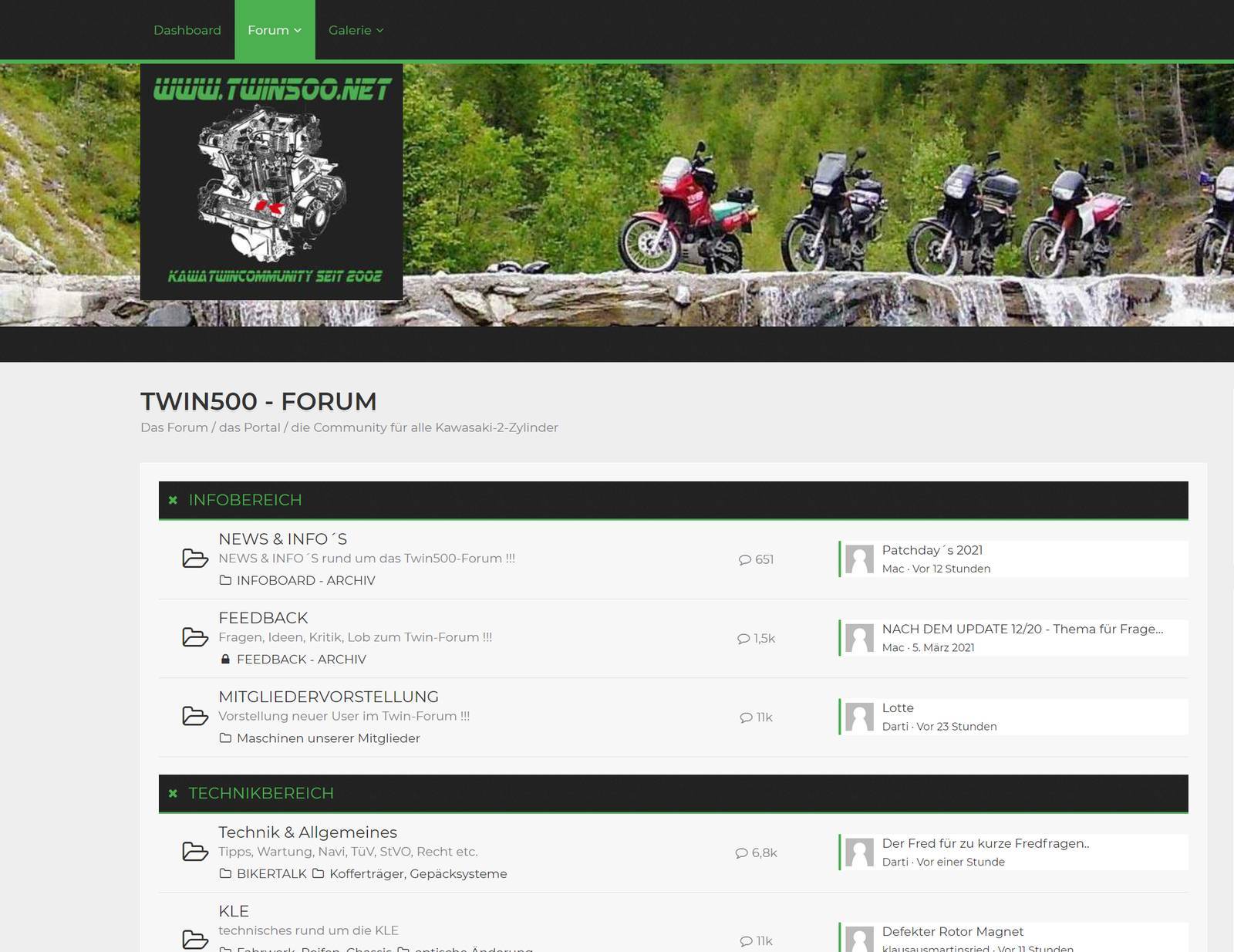 Twin500 KLE, ER, GPZ, EN - Forensoftware WBB5 - Aktualisiert am 15.04.2021
