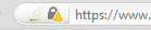Logo SSL-Zertifikat Warnung - Gefährdete Webseite