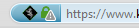 Logo SSL-Zertifikat Warnung - Gefährdete Webseite